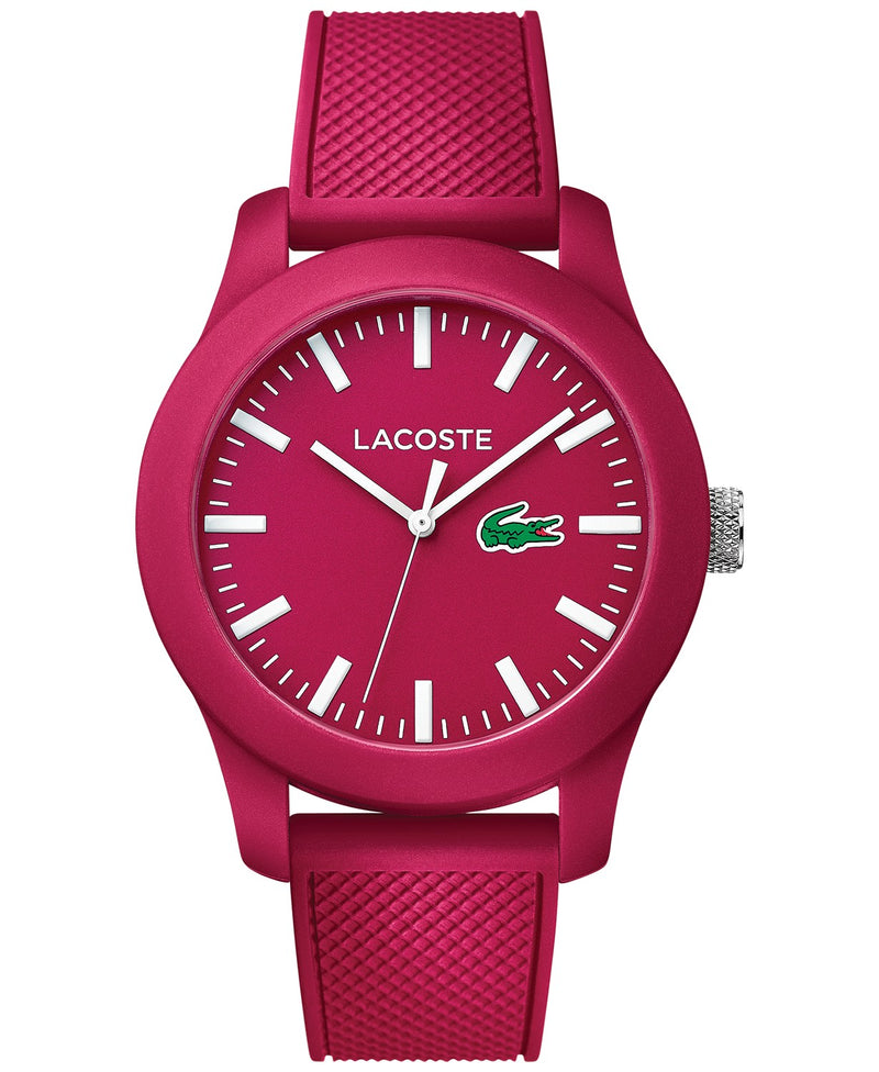 Lacoste 2010793 .12.12 Pink Silicone Strap 43mm Men Watches Lexor Miami - Lexor Miami