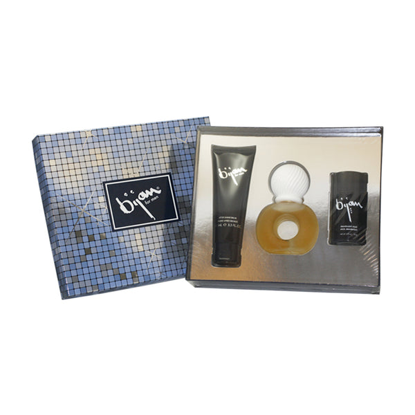 Bijan Men 3 Piece Gift Set 2.5 oz EDT Spray + A/S Balm + Deodorant NEW SET BOX - Lexor Miami