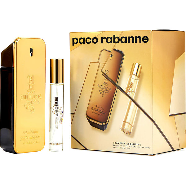 Paco Rabanne 1 Million 3.4 EDT Spray + 0.68 EDT Spray 2 pc Men Set - Lexor Miami