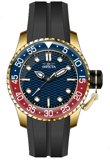 Invicta 35660 Pro Diver Black Silicone Strap Men Watches - Lexor Miami