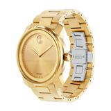 Movado 3600258 Bold Metals Gold Stainless Steel Strap Men Watches - Lexor Miami