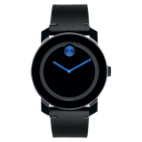 Movado 3600307 Bold TR90 Black Leather Strap Men Watches - Lexor Miami