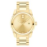 Movado 3600735 Bold Verso Gold Stainless Steel Strap Men Watches - Lexor Miami