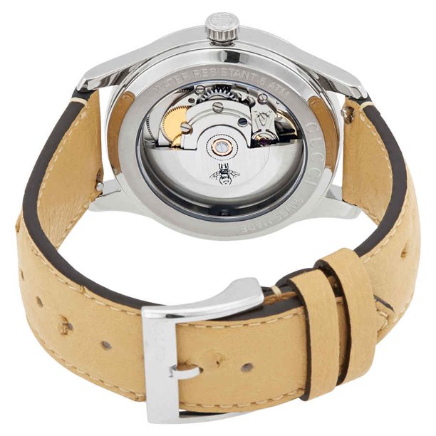 Gucci YA1264112 G-Timeless Automatic Transparent Mother of Pearl Dial Unisex Watches Lexor Miami - Lexor Miami