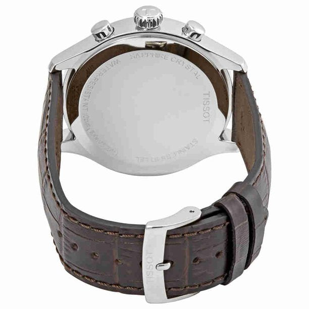 Tissot T1166171604700 Chrono XL Quartz Brown Leather Strap Men Watches - Lexor Miami