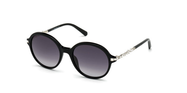 Swarovski SK0264/S 01B Sunglasses - Lexor Miami
