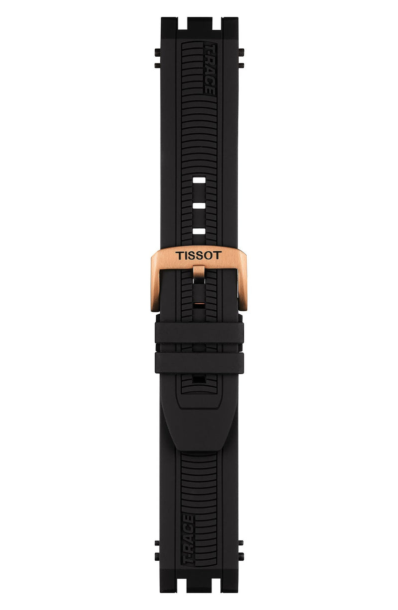 Tissot T1154173705100 T-Race Chronograph Black Silicone Strap Men Watches - Lexor Miami