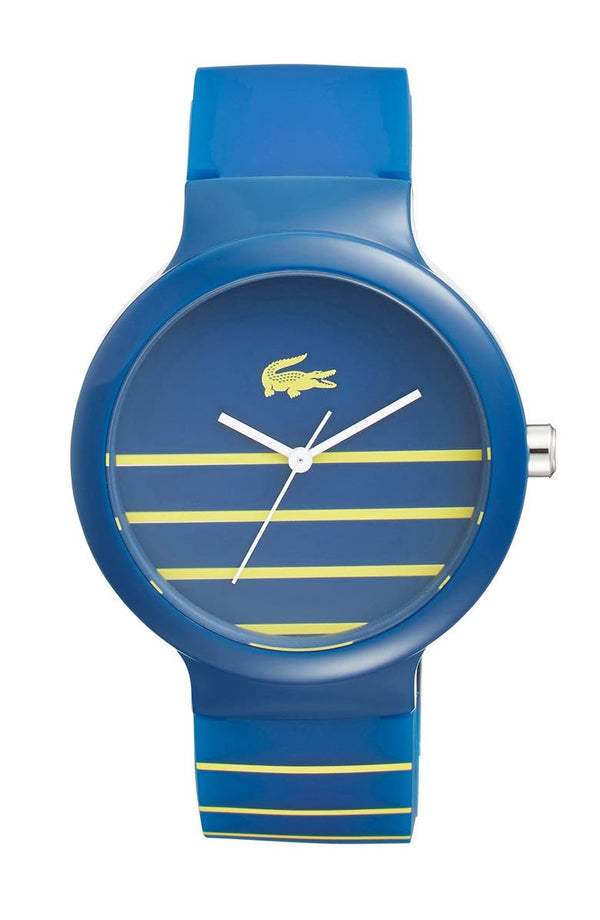 Lacoste 2020089 'Goa' Stripe Silicone Strap Watch, 40mm Women Watches Lexor Miami - Lexor Miami