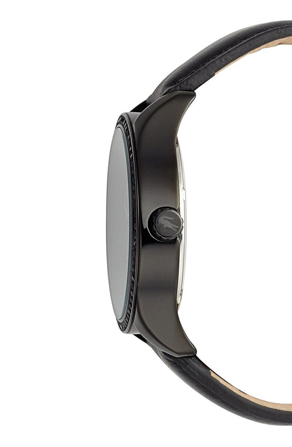 Lacoste 2000823 'Victoria' Crystal Logo Leather Strap Watch, 40mm Women Watches Lexor Miami - Lexor Miami