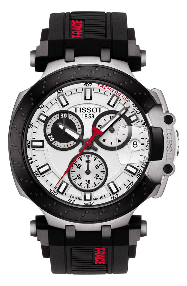 Tissot T1154172701100 T-Race Chronograph Silicone Strap Men Watches - Lexor Miami