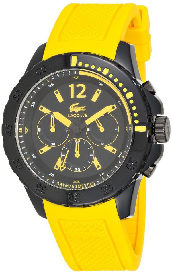 Lacoste 2010739 Fidji Yellow Silicone Analog Quartz Men Watches Lexor Miami - Lexor Miami