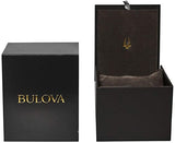 Bulova 97B199 Gold Tone Stainless Steel Casual Blue Dial Dress Men Watches