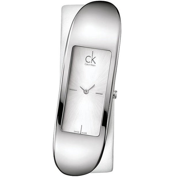 Calvin Klein K3C231L6 Embody Leather Strap Women Watches Lexor Miami - Lexor Miami