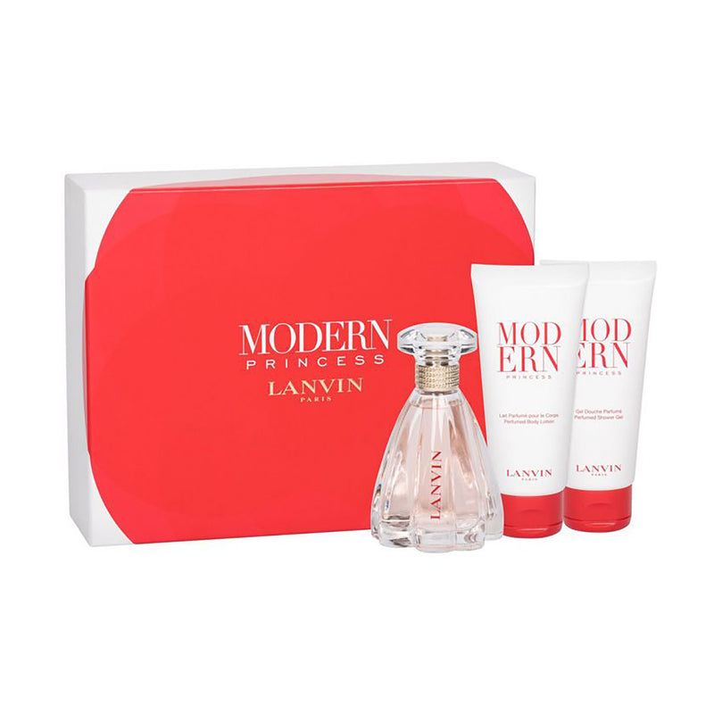 Lanvin Modern Princess 3.0 oz EDP Spray, 3.4 oz Body Lotion, 3.4 Shower Gel Women Perfume - Lexor Miami