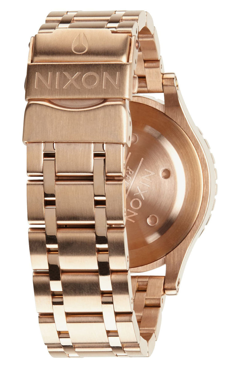 Nixon A404-89 38-20 Stainless Steel Rose Gold Tone Chronograph Women Watches Lexor Miami - Lexor Miami