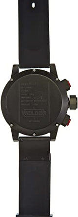 Welder K31-10001 Quartz with Black Dial Chronograph Display and Black Rubber Strap Men Watches Lexor Miami - Lexor Miami