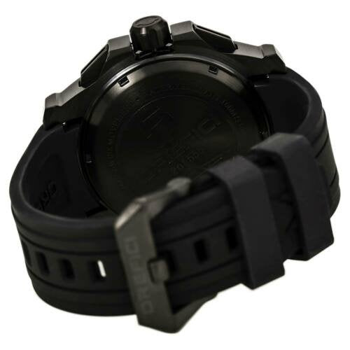 Orefici ORMEJ1C555 EJ Viso Edizione Limitata Black Dial Black Rubber Strap Chrono Men Watches Lexor Miami - Lexor Miami