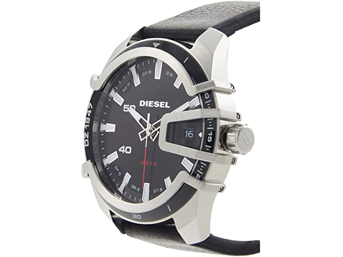 Diesel DZ1947 Caged Three Hand Leather Man Watches – Lexor Miami