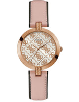 Guess GW0027L2 Pink Leather Strap Women Watches - Lexor Miami