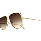Alexander McQueen AM0170S 001 61 Unisex Sunglasses - Lexor Miami