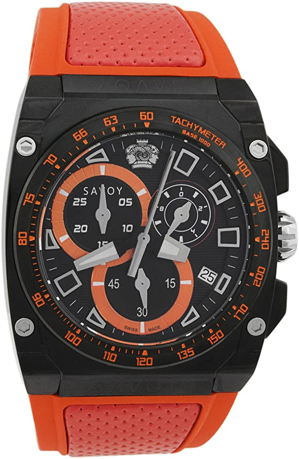 Savoy WM1.21C7T.27.RO.LHO Icon Extreme - Chrono - Black - Orange Strap Men Watches Lexor Miami - Lexor Miami