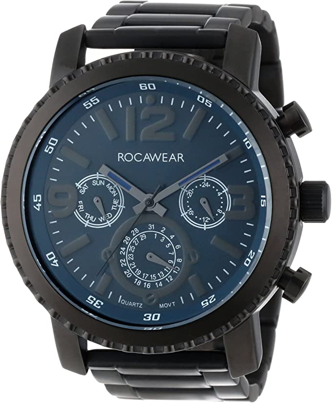 Rocawear RM0107BK1-273 Stylish Bracelet Enamel Bezel Men Watches Lexor Miami - Lexor Miami