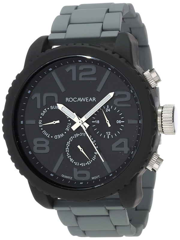 Rocawear RM0115BK1-734 Stylish Bracelet Enamel Bezel Men Watches Lexor Miami - Lexor Miami
