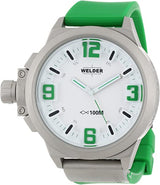 Welder K22-903  Oversize Steel Mens  Green Rubber Strap Unisex Watches Lexor Miami - Lexor Miami