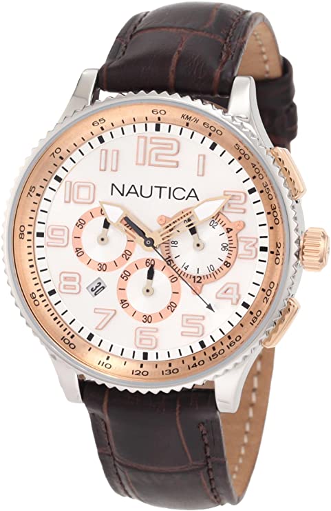 Nautica N22599M OCN 38 MID Br. Chronograph Men Watches Lexor Miami - Lexor Miami