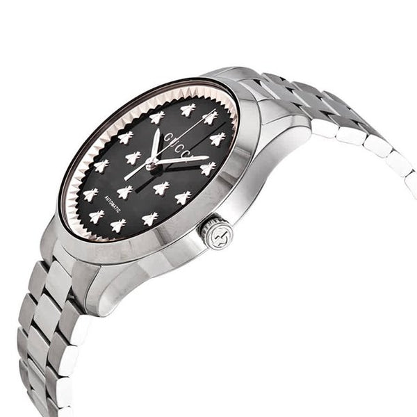 Gucci YA126283 Bee Automatic Bracelet Watch, 42mm Men Watches Lexor Miami - Lexor Miami