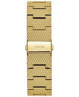 Guess U1074G3 Diamond-Accent Gold-Tone Stainless Steel Mesh Bracelet 40x35.5mm Women Watches Lexor Miami - Lexor Miami