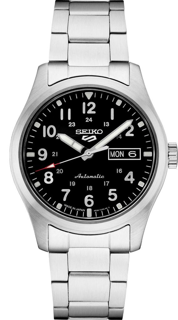 Seiko SRPG27 5 Series Silver Stainless Steel Strap Men Watches - Lexor Miami