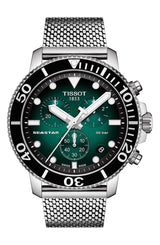 Tissot T1204171109100 Seastar 1000 Chronograph Steel Mesh Men Watches - Lexor Miami