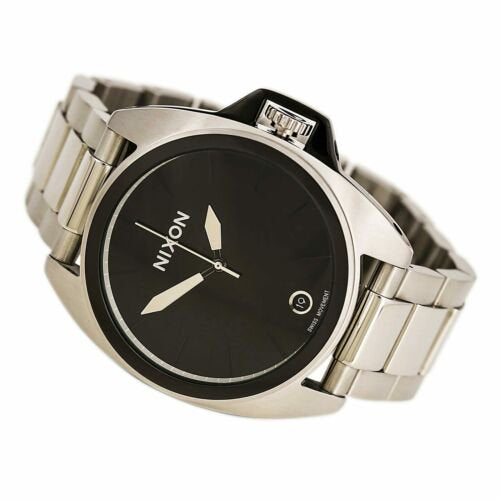 Nixon A396000-00 The Anthem Black Dial Steel Bracelet Men Watches Lexor Miami - Lexor Miami