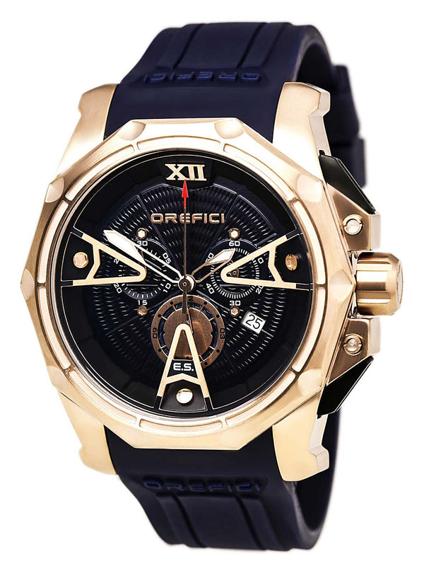 Orefici ORM10C4802 Edizione Speciale 150th Anniversary Blue Dial Blue Strap Chrono Men Watches Lexor Miami - Lexor Miami