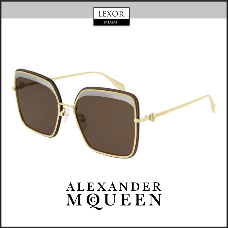 Alexander McQueen AM0222SK 002 Sunglasses Women