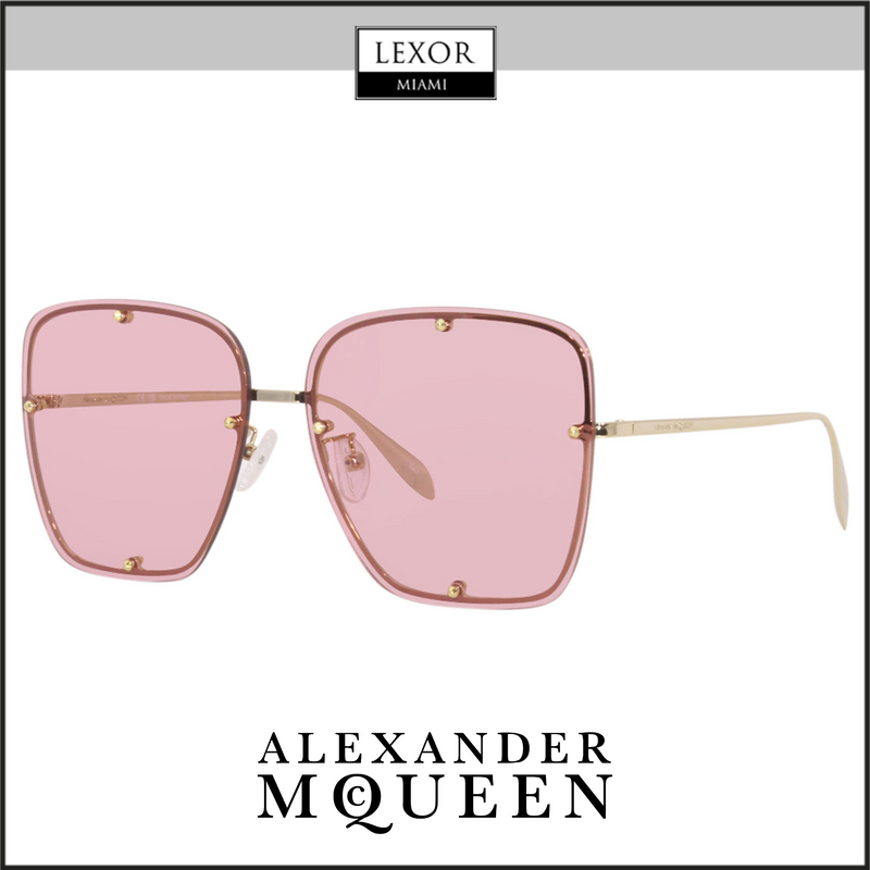 Alexander Mcqueen  AM0364S-003 63 Sunglass WOMAN METAL
