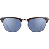 Serengeti 8944 Alray Shiny Wood Grain Dark Gunmetal Metal Unisex Sunglasses - Lexor Miami