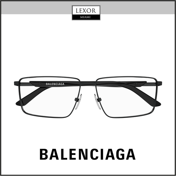 Balenciaga BB0247O-003 58 Optical Frame MAN METAL
