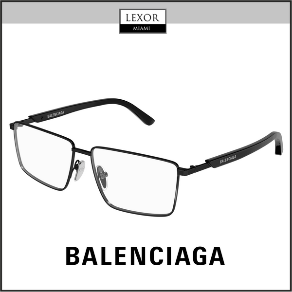 Balenciaga BB0247O-003 58 Optical Frame MAN METAL