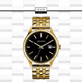Bulova 44B121 Dress Caravelle Gold Stainless Steel Strap Men Watches
