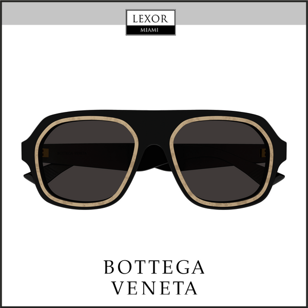 Bottega Veneta BV1217S-001 53 Sunglass MAN RECYCLED ACE