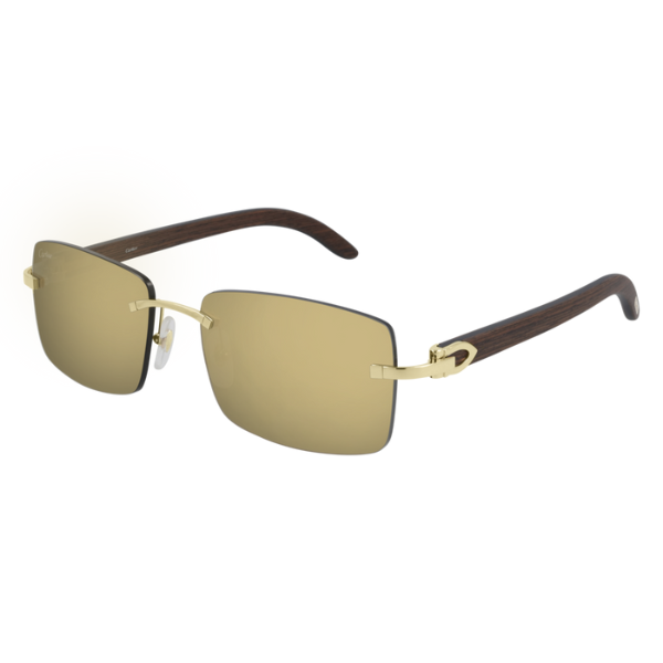 Cartier CT0012RS 001 57 Unisex Sunglasses