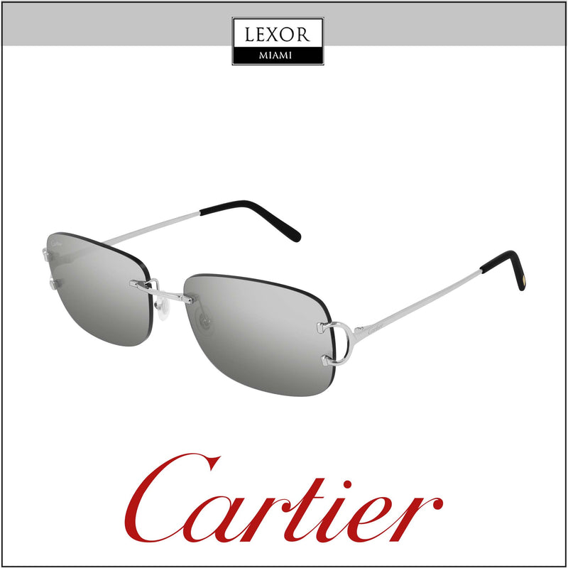 Cartier CT0011RS 001 58 Unisex Sunglasses