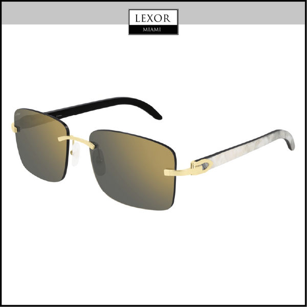 Cartier CT0030RS 001 58 Unisex Sunglasses