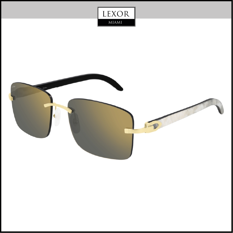 Cartier CT0030RS 001 58 Unisex Sunglasses