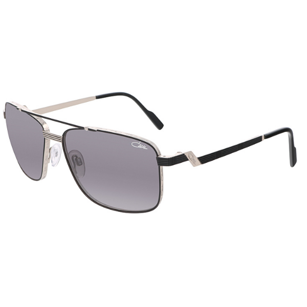 Cazal 9101 002 63 BLACK-SILVER Unisex Sunglasses