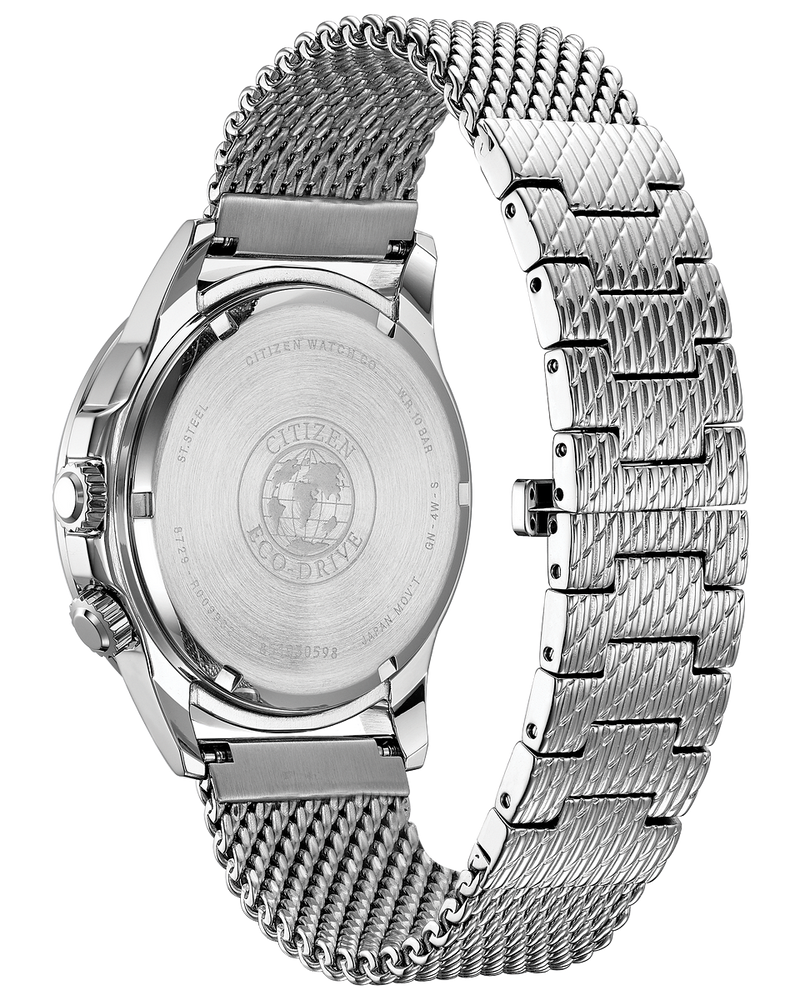 Citizen BU2020-70E Eco-Drive Calendrier Mesh Strap Men Watches - Lexor Miami