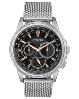 Citizen BU2020-70E Eco-Drive Calendrier Mesh Strap Men Watches - Lexor Miami