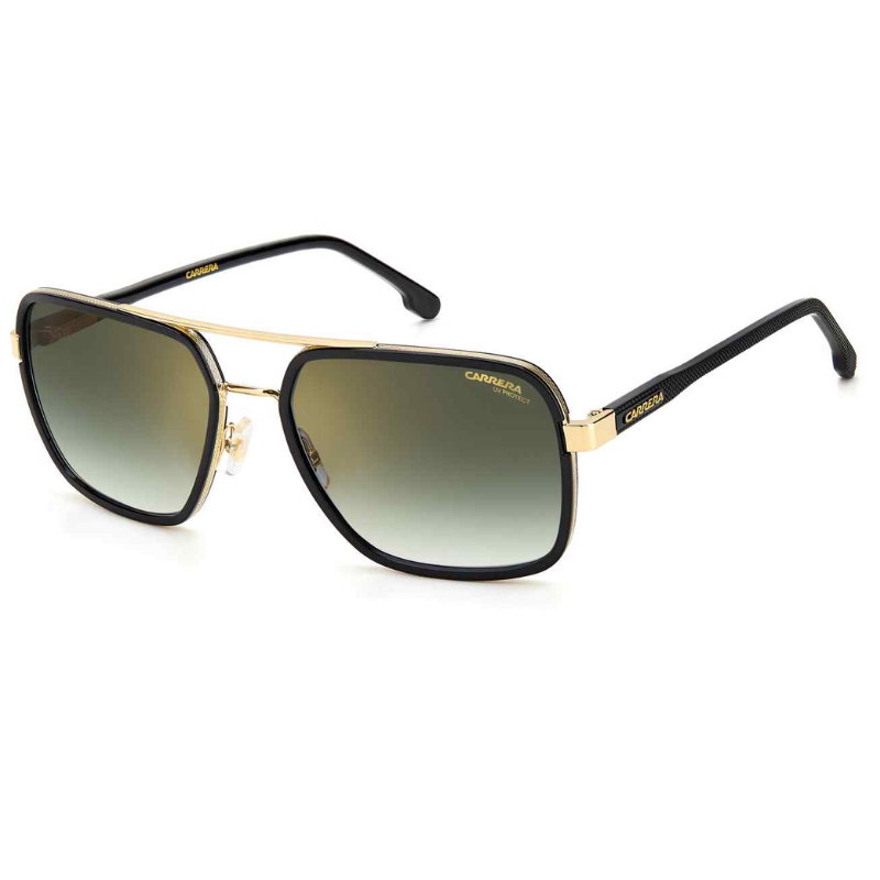 Carrera CA256S 0RHL GOLD BLACK 58 Unisex Sunglasses